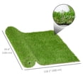 thumbnail image 3 of Outsunny Artificial Grass, Fake Grass Turf with Drain Holes, Green, 3 of 10