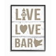 thumbnail image 2 of Stupell Live Love Bark Framed Giclee Texture Art 16 x 20, 2 of 4