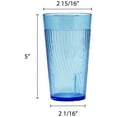 thumbnail image 2 of Excellante Belize 10 oz. tumbler, polycarbonate, blue, comes in dozen, 2 of 2
