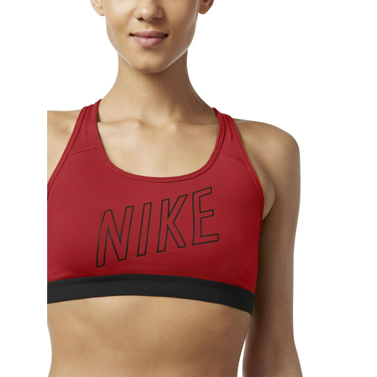 Nike Womens Dri-FIT Contrast Trim Signature Sports Bra