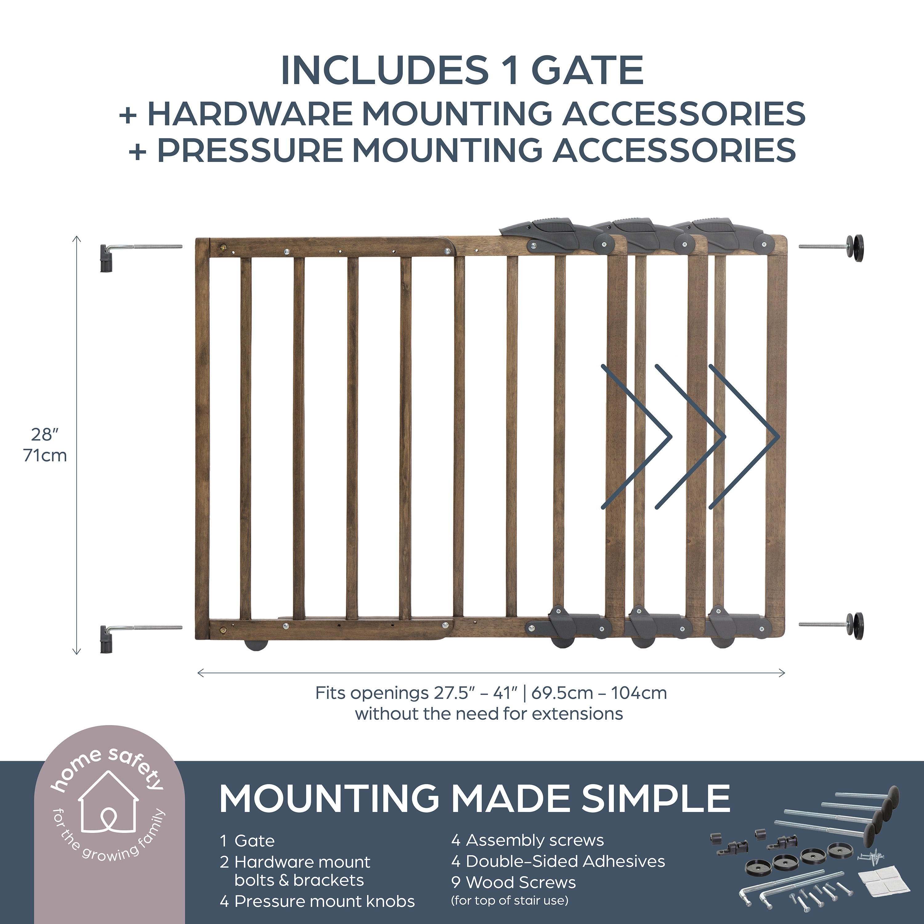 Dreambaby Nottingham 2-in-1 Gro-Gate