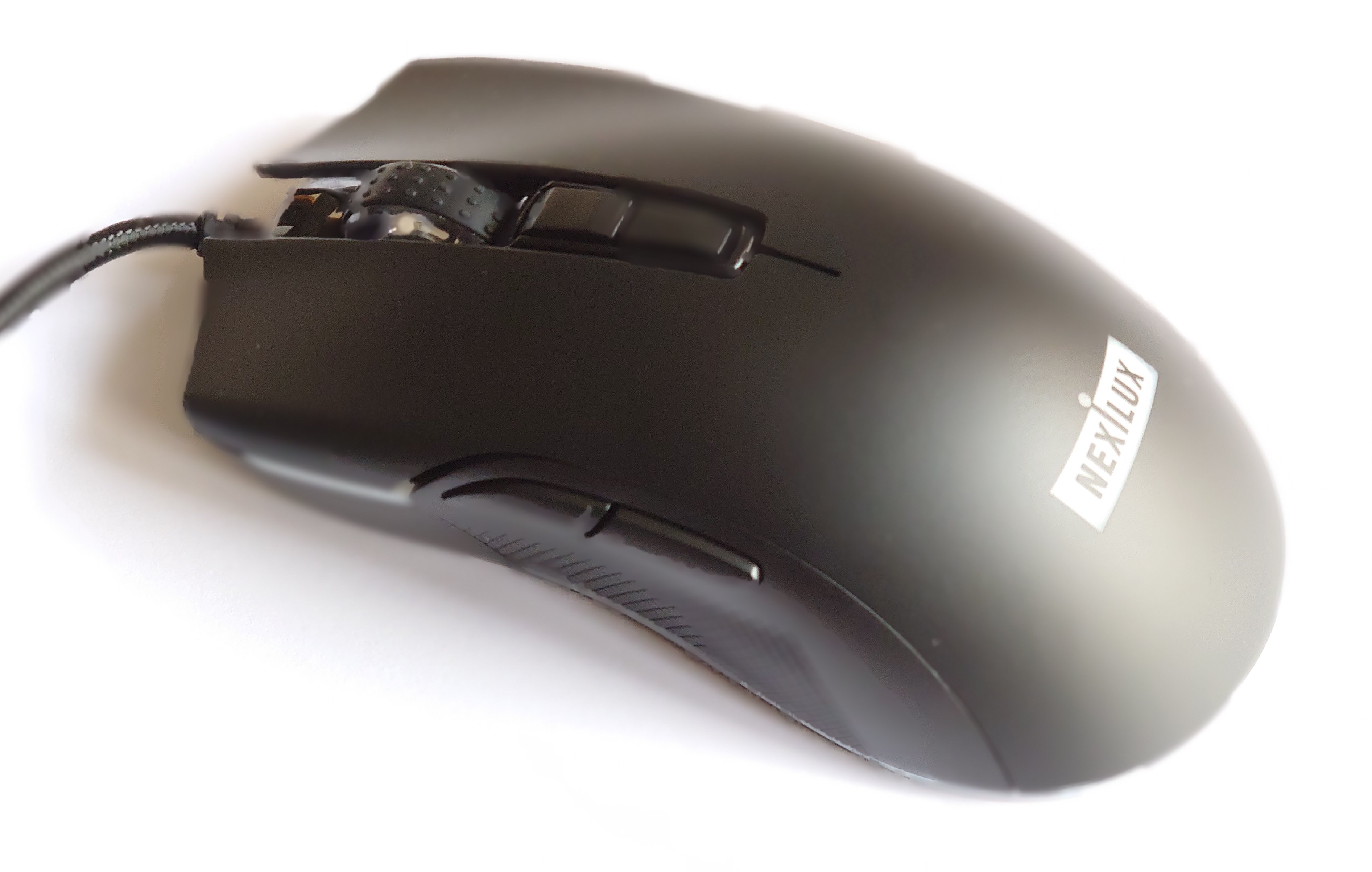 PC WIRED OPTICAL GAMING MOUSE with Customizable RGB - NEXiLUX