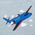 thumbnail image 5 of Toddler Boy Summer Outfit Aeroplane Printed Short Sleeve Shorts Clothes Casual Summer Kids Suit 2-8 T, 5 of 6