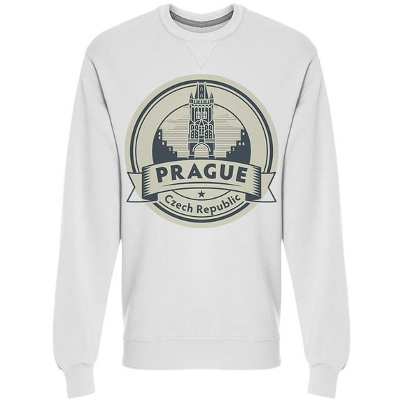 Prague Building Czech Republic Sweatshirt Men -Image by Shutterstock, Male x-Large