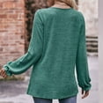 thumbnail image 3 of qucoqpe Womens Long Sleeve Tops Casual Crewneck Tunic Sweatshirts for Legings, 3 of 5