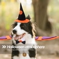 thumbnail image 3 of WRITWAA  Day Pet Costume Set Funny Bat Wing Pumpkin Hat Adjustable for Dogs, 3 of 8