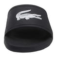 thumbnail image 4 of Lacoste Men's Croco Synthetic Slides (Black White), 4 of 7