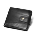 thumbnail image 1 of Sonducket Monedero Cartera de cuero de moda Tarjetero Bolsa de efectivo Carteras Padre Novio Esposo Accesorio para cumpleaños Año Nuevo Carteras Negro transverso, 1 of 6