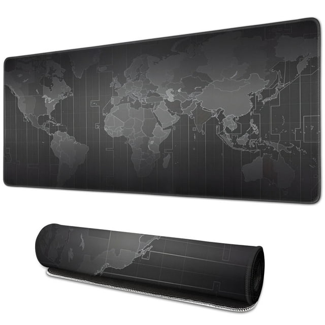 Top-of-the-Line Large Mouse Pad & Computer Game Mouse Mat - Professional Quality with Map Theme (31.5x11.8 Inch)