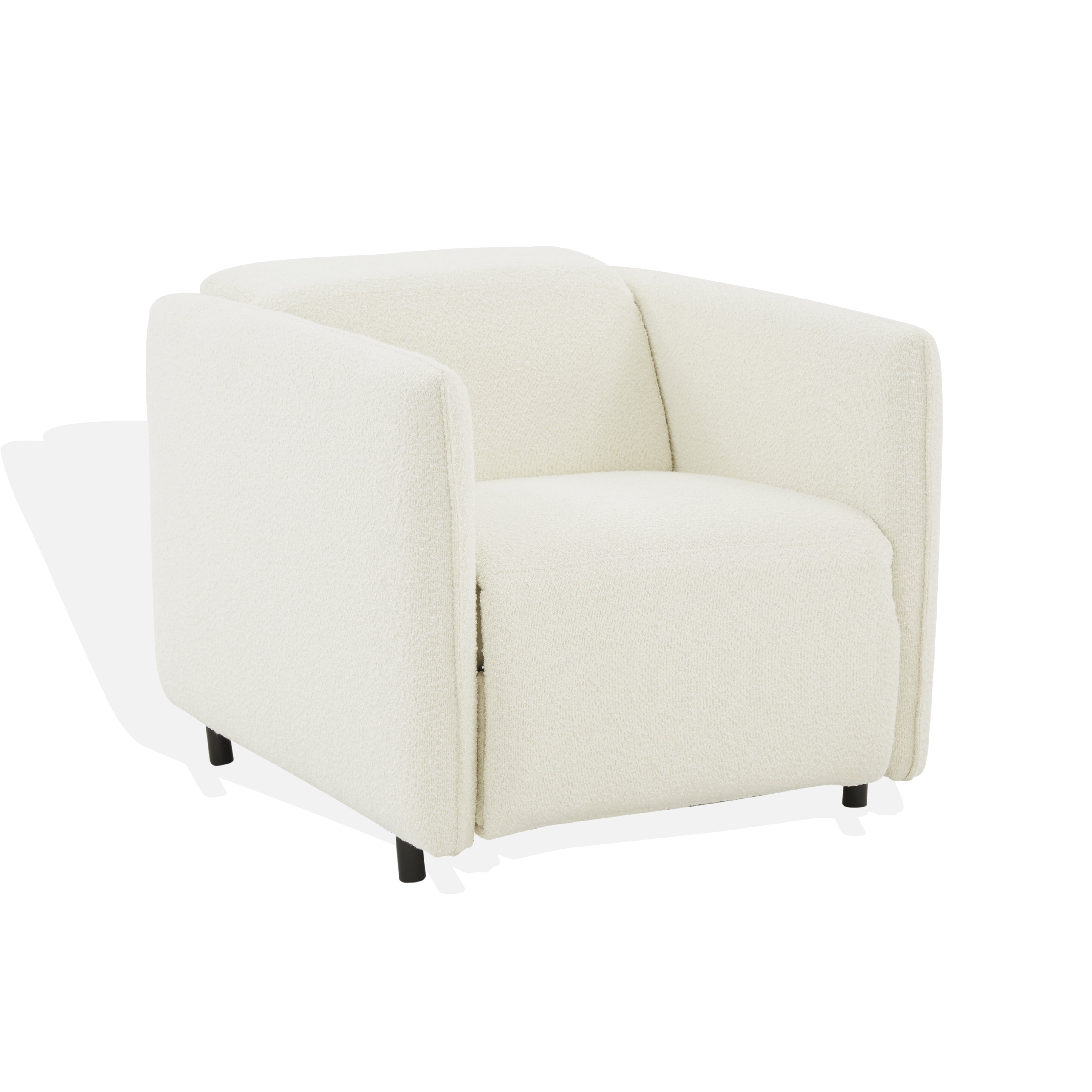 SAFAVIEH Couture Macilena Boucle Recliner, Ivory