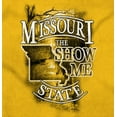 thumbnail image 2 of Missouri MO Shape Show Me State Pride Hoodie Sweatshirt Women Men Brisco Brands S, 2 of 6