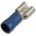 thumbnail image 1 of PRO POWER - Female Push On Crimp Terminal Blue 16A, 4.8mm x 0.8, 100 Pack, 1 of 1