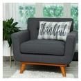 thumbnail image 5 of Parkland Collection Thankful 16x24" Cotton Fabric Throw Pillow in Gray, 5 of 8
