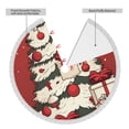 thumbnail image 4 of Faldas para árbol de Navidad de 30 pulgadas con texto "Merry Christmas", tapete para árbol de Navidad para vacaciones de invierno, falda para árbol de Navidad para decoraciones navideñas rústicas, 4 of 8