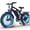 Sky Blue, variant on Qlife Racer Fat Tire Electric Bike For Adults, Max 28MPH Mountain Ebike with 500W Motor, 20x4.0"Tire Step Over E-MTB,48V 10.4Ah Removable Battery with Free Lock,Black
