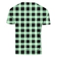 thumbnail image 3 of Jinhomg Mens Funny Party Tops Novelty Funny 3D Muscle Plaid Print T-Shirts Big and Tall Comfy Short Sleeve Crew Neck Tees 2025 Fashion Tops 90 Percent off Clearance Sale White XXXXL, 3 of 5