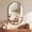 Black, variant on GIANNA 20"x30" Oval Bathroom Mirror – Metal Frame, Elliptical Wall Mirror for Vanity, Black
