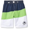 thumbnail image 1 of iXtreme Boys 2T-7 Pieced Colorblock Swim Trunk (Navy 2T), 1 of 2