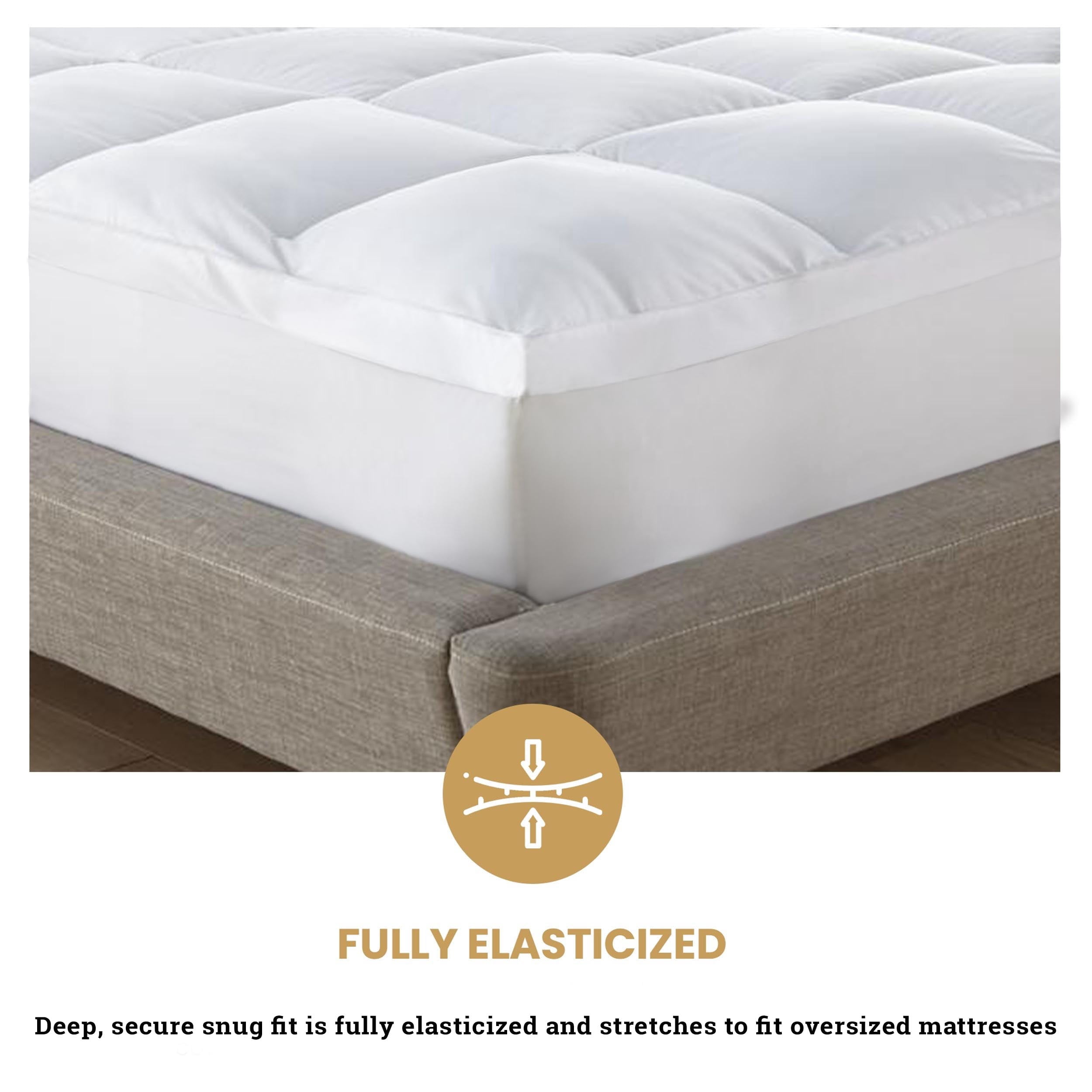 Superior Down Alternative 2" Mattress Topper, Queen