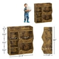 thumbnail image 2 of Storage Organizer, 5-Cubby Bookshelf , Wooden Storage Cabinet for School, Classroom, Playroom, Nursery, Kindergarten, 2 of 9