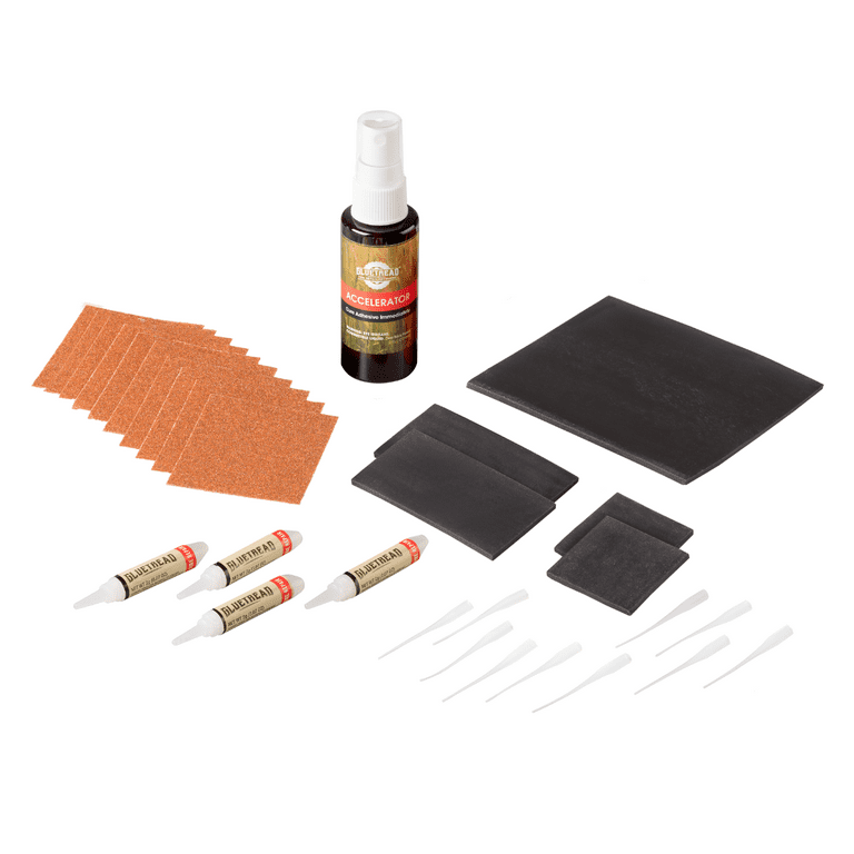 Glue Tread Sidewall Seal Off-Road Puncture Repair Kit with Accelerator and  Emergency Inflation Kit Combo - Allen's Trading Company LLC