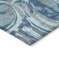 thumbnail image 4 of Addison Rugs Chantille Indoor/Outdoor Transitional Geometric Blue Washable Round Rug, 8' x 8', 4 of 6