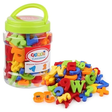 Coogam Magnetic Letters Numbers Alphabet Learning Toy Set of 78pcs for 3 Years Old(Upgraded Version)