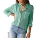 thumbnail image 2 of Camisa tipo cárdigan informal,Camisa a rayas para mujer con blusa holgada Cárdigan a rayas Achieve More, 2 of 6