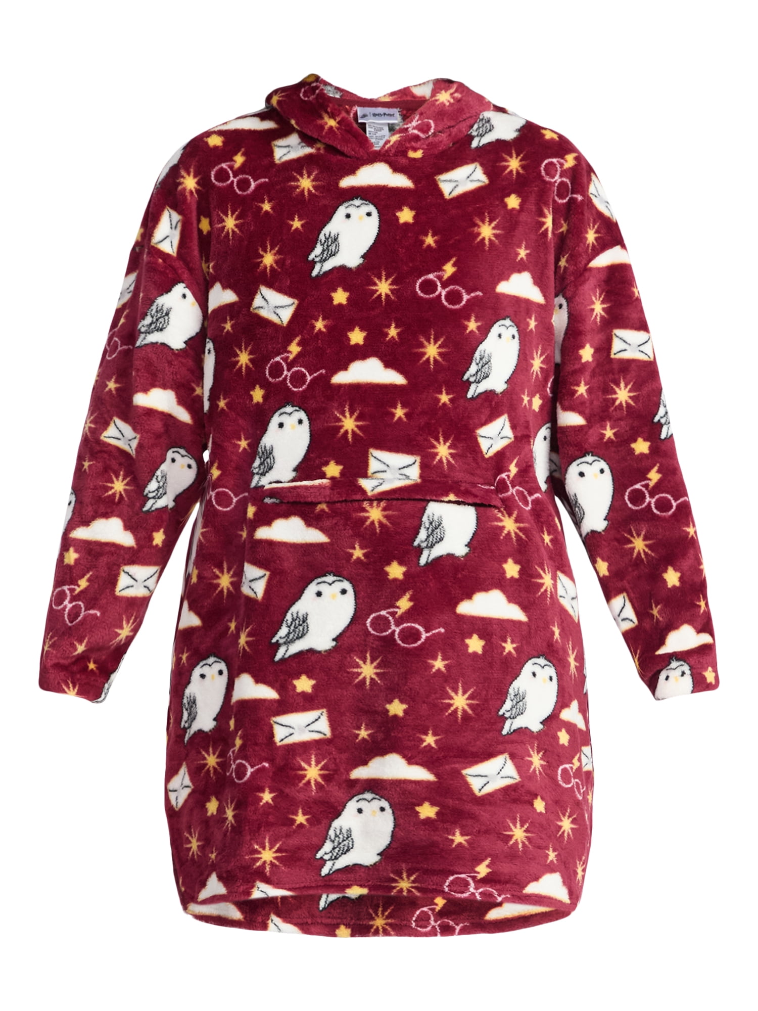 Harry Potter Plush Hooded Lounger, Women's and Women's Plus