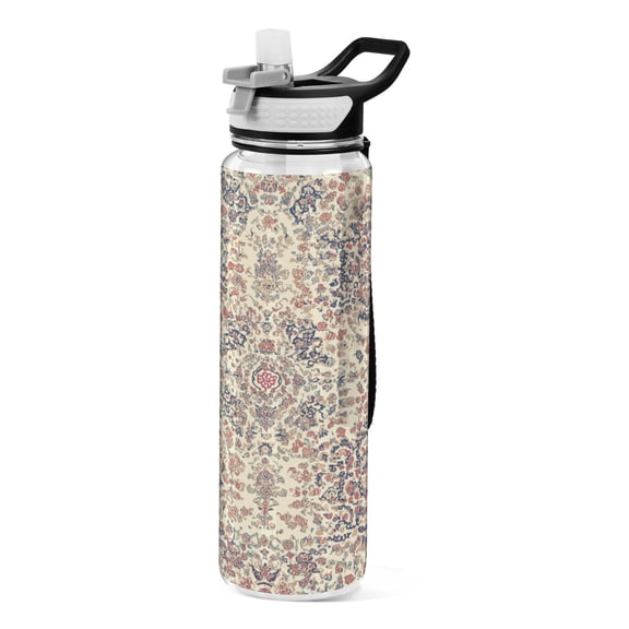 BZSMCE Sport Bottle Design Floral Outdoor sports Water Bottle Size: 10.4x3in