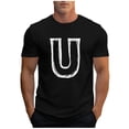 thumbnail image 2 of Tops para hombre, blusas y camisas de cuello redondo y manga corta para hombre, camisetas deportivas informales con estampados a la moda para hombre, blusas de cuello redondo y manga corta, blusas de, 2 of 5