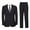 Charcoal, variant on Men's Slim Fit Suit 2 Piece Business Wedding Prom Tux Blazer & Pants