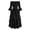 01# Black, variant on Victorian Dress Renaissance Costume, Vintage Off Shoulder Flared Sleeve Irregular Hem Long Dress, Women Gothic Witch Dress for Halloween Costumes, 02# Red M