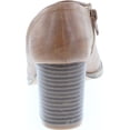 thumbnail image 4 of Mata Shoes Women's Side Zipper Cut Out Stacked Chunky Heel Sandals Half Size Small, 4 of 7