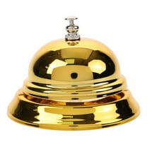 Uonlytech Golden Customer Service Bell Classic Reception Bell for Restaurant Use