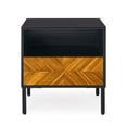 thumbnail image 5 of Christiana Nightstand with 1 Drawer, Rustic for Bedroom Furniture, Solid Wood, Bright Rustic, 5 of 16