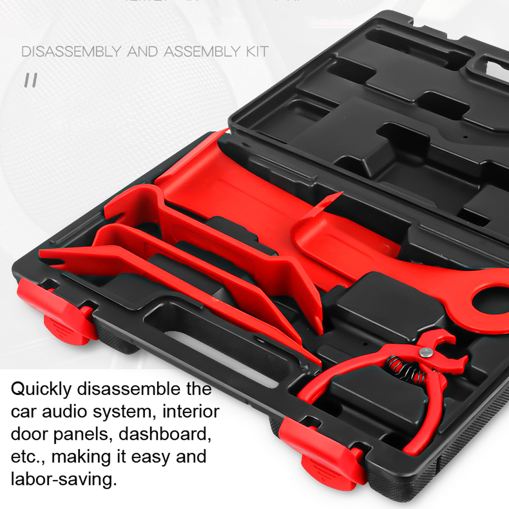 Tomshoo ,Tool Kit Car Bar Set Car Clip Panel Removal Car Maintenance And Door Clip Panel Pry Bar Car Interior Door Tool With Box Cometx With Box Pry Buzhi Mewmewcat - image 4 of 6