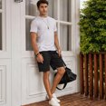 thumbnail image 5 of AzureSilk Cargo Shorts For Mens Casual Shorts Drawstring Summer Shorts Beach Golf Shorts Summer Shorts Athletic Shorts For Men Gym Shorts Men, Size S-XL, 5 of 6