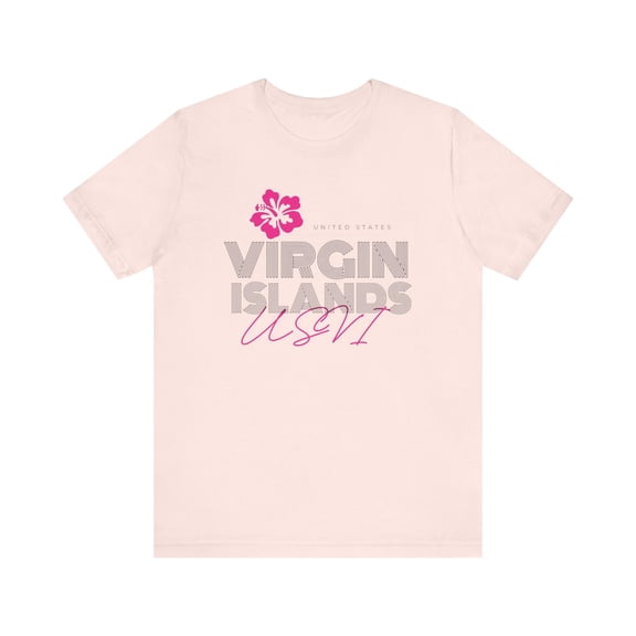 Retro Virgin Islands T-Shirt - Virgin Islands Vacation Shirt - Virgin Islander Gift - Hibiscus Tee