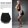 thumbnail image 6 of Lace Skirt Dreses Goth Clothes Apron with Pocket Black Apron Women Apron Aprons for Women Women's, 6 of 6