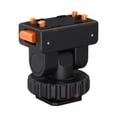 thumbnail image 1 of Miulika Cold Shoe Adapter 180 degree Tilt Adjustable Universal Versatile with 1/4" Thread, 1 of 9