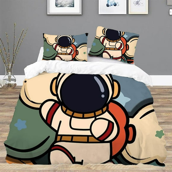 Astronaut Printing Bed Linen Sets Duvet Cover Set Comforter Bedding Sets Twin Size Bedding Double Queen Home TextileBed Sheets