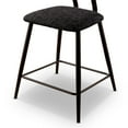 thumbnail image 5 of Furniture of America Locust Counter Height Dining Chairs - Set of 2, Black, 5 of 6