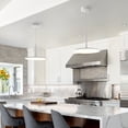 thumbnail image 2 of VONN Salm 24" Adjustable ETL Certified Integrated LED Chandelier in White, 2 of 10