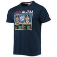 thumbnail image 2 of Men's Homage Juan Soto & Ryan Zimmerman Navy Washington Nationals MLB Jam Tri-Blend T-Shirt, 2 of 3