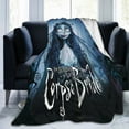 thumbnail image 6 of Corpse Bride Fleece Throw Blankets, Super Soft Flannel Cozy Blankets for Adults, Washable Lightweight Blanket for Couch Sofa Bed Office, Warm Plush Blankets for All Season, 6 of 8