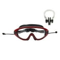 thumbnail image 1 of Advancent Gafas de natación para niños con tapones para las orejas, gafas impermeables para piscina para niños y niñas, accesorios para gafas Deportes acuáticos Tipo 2 Negro Rojo, 1 of 6