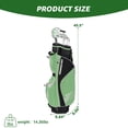thumbnail image 2 of XDriveMax 10 Pieces Complete Womens Golf Clubs Set Right Hand for Female Includes Stand Bag with Rain Hood, 1#Driver 3#Wood #5 Hybrid,with 3 Head Covers, 6# 7# 8# 9# PW# Irons and Putter Green, 2 of 7