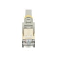 thumbnail image 2 of StarTech.com 25 Pieds CAT6A Ethernet Cable, 10 Gigabit Shielded Snagless RJ45 100W PoE Patch Cord, CAT 6A 10GbE STP Network Cable w/Strain Relief, Gray, Fluke Tested/UL Certified Wiring/TIA 6A - Catégorie - 26AWG (C6ASPAT25GR) - Câble de Raccord - RJ-45 (m) à RJ-45 (m) - 25 Pi - STP - CAT, 2 of 4