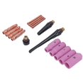 thumbnail image 4 of 16PCS TIG Welding Torch Accessories Kit Copper Ceramic Plasma Cutter Torch Consumables for WP 17 18 26, 4 of 5